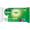 Dettol 2v1 FRESH Dezinfekčné obrúsky na ruky a povrchy 15 ks Dettol 2v1 FRESH Dezinfekčné obrúsky na ruky a povrchy 15 ks