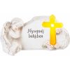 Dekorácia MagicHome, Anjel s krížom, polyresin, na hrob, solar, 20,5x11x11 cm, bal. 2 ks, s maďarským názvom Dekorácia MagicHome, Anjel s krížom, polyresin, na hrob, solar, 20,5x11x11 cm, bal. 2 ks, s maďarským názvom