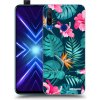 Picasee silikónový čierny obal pre Honor 9X - Pink Monstera Picasee silikónový čierny obal pre Honor 9X - Pink Monstera