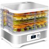 VEĽKÁ Sušička na Ovocie Zeleninu Yoer INOX + Termocirkulácia 450W + Časovač VEĽKÁ Sušička na Ovocie Zeleninu Yoer INOX + Termocirkulácia 450W + Časovač