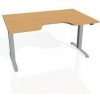 Pracovný stôl Motion Ergo, ZO, 2S, 160x70,5-120,5x90 cm, buk/sivá Pracovný stôl Motion Ergo, ZO, 2S, 160x70,5-120,5x90 cm, buk/sivá