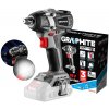 Rázový uťahovák GRAPHITE 18V bezkefkový 300 Nm 1/2 Rázový uťahovák GRAPHITE 18V bezkefkový 300 Nm 1/2