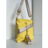 Žltá crossbody kabelka Laura Biaggi - veľká a praktická Žltá crossbody kabelka Laura Biaggi - veľká a praktická