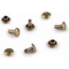 Duté nity Ø6 mm obojstranné - staromosadz (100 pár) Duté nity Ø6 mm obojstranné - staromosadz (100 pár)
