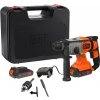 Black+Decker BCD900E2K - AKU kladivo kombinované vŕtacie a sekacie SDS-Plus 18V, 2×2,5Ah Li-Ion Black+Decker BCD900E2K - AKU kladivo kombinované vŕtacie a sekacie SDS-Plus 18V, 2×2,5Ah Li-Ion
