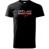 Cycling ekg - Klasické pánske tričko vyššej gramáže - 4XL ( Čierna ) Cycling ekg - Klasické pánske tričko vyššej gramáže - 4XL ( Čierna )