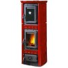 NORDICA Gaia Forno bordó - krbová kamna s troubou, výkon 3 - 9 kW, černý smalt / keramika bordó NORDICA Gaia Forno bordó - krbová kamna s troubou, výkon 3 - 9 kW, černý smalt / keramika bordó