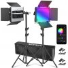 Neewer RGB660 Pro Set 2x LED RGB Světlo Panel + 2x Stativ 200cm Neewer RGB660 Pro Set 2x LED RGB Světlo Panel + 2x Stativ 200cm