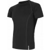 Pánske tričko kr.rukáv SENSOR MERINO ACTIVE čierna S Pánske tričko kr.rukáv SENSOR MERINO ACTIVE čierna S