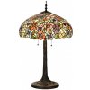 Clayre & Eef Farebná stolná lampa Tiffany Flower Color Garden - Ø 46*72cm E27/max 3x60W - Clayre & Eef Clayre & Eef Farebná stolná lampa Tiffany Flower Color Garden - Ø 46*72cm E27/max 3x60W - Clayre & Eef