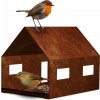 CORGARDEN Casa Vtáčie kŕmidlo 30 x 21 x 23 cm, corten CORGARDEN 1040 CORGARDEN Casa Vtáčie kŕmidlo 30 x 21 x 23 cm, corten CORGARDEN 1040
