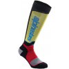 ALPINESTARS ponožky MX PLUS 2025 podkolienky black/yellow/red/blue/gray - S ALPINESTARS ponožky MX PLUS 2025 podkolienky black/yellow/red/blue/gray - S