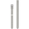Garmin Silikónový remienok QuickFit 20 - Fog Grey (+ extra dlhý remienok) Náhradný remienok na Garmin hodinky QuickFit Garmin Silikónový remienok QuickFit 20 - Fog Grey (+ extra dlhý remienok) Náhradný remienok na Garmin hodinky QuickFit