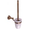 SLEZÁK - RAV CZ s.r.o. WC kefa závesná keramickej miske Morava RETRO stará mosadz (bronz) SLEZÁK - RAV CZ s.r.o. WC kefa závesná keramickej miske Morava RETRO stará mosadz (bronz)