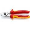 Káblové nožnice Knipex 95 16 165 VDE do 1000 V (do priem. 15 mm) Káblové nožnice Knipex 95 16 165 VDE do 1000 V (do priem. 15 mm)