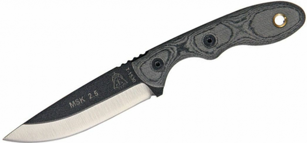 TOPS KNIVES Mini Scandi Neck Knife Micarta 02TP105