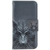 TopQ Knižkové puzdro na iPhone 16e Vlk