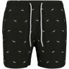 Pánske šortky Urban Classics Embroidery Swim Shorts - shark/black/white 5XL Pánske šortky Urban Classics Embroidery Swim Shorts - shark/black/white 5XL