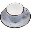 IRIS DOTS sivá šálka s podšálkou Veľkosť: 7cl na ESPRESSO IRIS DOTS sivá šálka s podšálkou Veľkosť: 7cl na ESPRESSO