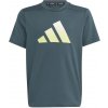 T-shirt adidas TI Tee Jr IJ6416 (129187) Black/Green 152 cm T-shirt adidas TI Tee Jr IJ6416 (129187) Black/Green 152 cm