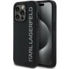Karl Lagerfeld 3D Rubber Glitter Logo pro iPhone 14 Pro Black Karl Lagerfeld 3D Rubber Glitter Logo pro iPhone 14 Pro Black