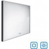 Nimco Čierne LED zrkadlo 700x700 s dvoma dotykovými senzormi ZPC 13077VX-90 Nimco Čierne LED zrkadlo 700x700 s dvoma dotykovými senzormi ZPC 13077VX-90