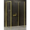 New Trendy Prime Light Gold sprchovací kút 110x90 cm štvorcová zlatá lesklé/priehľadné sklo K-1510 New Trendy Prime Light Gold sprchovací kút 110x90 cm štvorcová zlatá lesklé/priehľadné sklo K-1510