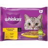 WHISKAS kapsička hydinový výber - kura / morka v šťave 4x85g WHISKAS kapsička hydinový výber - kura / morka v šťave 4x85g