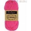 Catona - mercerovaná bavlnená priadza ružová Catona - mercerovaná bavlnená priadza ružová