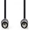 Nedis CAGB22000BK10 - Stereofónny Audio Kábel | 3,5mm Zástrčka - 3,5mm Zástrčka | 1 m | Čierna farba Nedis CAGB22000BK10 - Stereofónny Audio Kábel | 3,5mm Zástrčka - 3,5mm Zástrčka | 1 m | Čierna farba