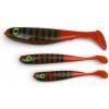 Yaccuza Gumová Nástraha Hand Made Killer Airbrush UV Red Motor Oil Stripes - 10 cm 8 g 3 ks Yaccuza Gumová Nástraha Hand Made Killer Airbrush UV Red Motor Oil Stripes - 10 cm 8 g 3 ks