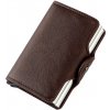 RFID peňaženka s dvoma boxmi na karty - Tmavo hnedá RFID peňaženka s dvoma boxmi na karty - Tmavo hnedá