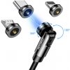 Joyroom S-1224X2 3in1 magnetic USB - Lightning / USB Type C / micro USB charging, 2,4A, 1,2m, černý Joyroom S-1224X2 3in1 magnetic USB - Lightning / USB Type C / micro USB charging, 2,4A, 1,2m, černý