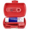 CURAPROX Kids travel set červený (1x zubná kefka, 2x medzizubná kefka CPS, 1x zubná pasta melón 6+ 10 ml, 1x nálepka) 1x1 set CURAPROX Kids travel set červený (1x zubná kefka, 2x medzizubná kefka CPS, 1x zubná pasta melón 6+ 10 ml, 1x nálepka) 1x1 set