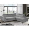 Rohová sedacia súprava Gisele, svelo šedá látka, pravý roh Rohová sedacia súprava Gisele, svelo šedá látka, pravý roh