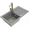 MEXEN/S MEXEN/S - Pablo granitový drez 1-miska s odkvapkávačom vrátane batérie Rita, šedý 6510-71-670300-50 MEXEN/S MEXEN/S - Pablo granitový drez 1-miska s odkvapkávačom vrátane batérie Rita, šedý 6510-71-670300-50