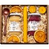 DARČEKOVÁ SADA MED 2x400g S OVOCÍM, OCHUTENÝ + VOSKOVÉ SVIEČKY DARČEKOVÁ SADA MED 2x400g S OVOCÍM, OCHUTENÝ + VOSKOVÉ SVIEČKY