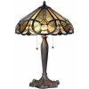 Clayre & Eef Stolná lampa Tiffany - Ø 41 * 61 cm 2x E27 - Clayre & Eef Clayre & Eef Stolná lampa Tiffany - Ø 41 * 61 cm 2x E27 - Clayre & Eef