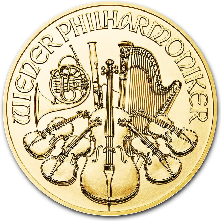 Münze Österreich Wiener Philharmoniker Zlatá minca 1/10 oz