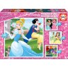 Educa 15289 cardboard multi Disney Princess 25,20,16,12 dielov Educa 15289 cardboard multi Disney Princess 25,20,16,12 dielov