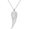 Náhrdelník krídlo so zirkónmi z chirurgickej ocele S113184080 Náhrdelník krídlo so zirkónmi z chirurgickej ocele S113184080