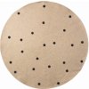 Ferm Living Jutový koberec Black Dots Small Ø 100 cm Ferm Living Jutový koberec Black Dots Small Ø 100 cm