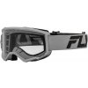 FLY RACING okuliare FOCUS strieborné/čierna FLY RACING okuliare FOCUS strieborné/čierna
