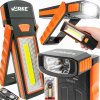 LED pracovná lampa COB 160 lm + 50 lm, Verke V87551 LED pracovná lampa COB 160 lm + 50 lm, Verke V87551