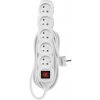 EMOS Predlžovací kábel 5 m / 5 zásuviek / s vypínačom / biely / PVC / 1,5 mm2 P1515R EMOS Predlžovací kábel 5 m / 5 zásuviek / s vypínačom / biely / PVC / 1,5 mm2 P1515R