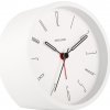 Budík Karlsson biely 11 cm Budík Karlsson biely 11 cm