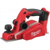 Milwaukee M18 BP-0 Aku hoblík se záběrem 82 mm. Bez aku Milwaukee M18 BP-0 Aku hoblík se záběrem 82 mm. Bez aku
