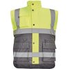 CIUDADES HELLIN / Reflexná zimná vesta - šedá/HV žltá XXL CIUDADES HELLIN / Reflexná zimná vesta - šedá/HV žltá XXL