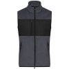 James&Nicholson pánská fleecová vesta JN1310 carbon