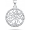Brilio Silver strieborný prívesok Strom života so zirkónmi PT133W